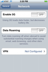 iPhone Beta 2.0 Firmware Reveals 3G Option
