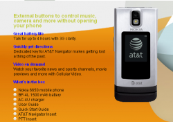 Nokia Leaks AT&T 6650 with 3G and GPS