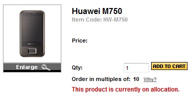 Huawei M750