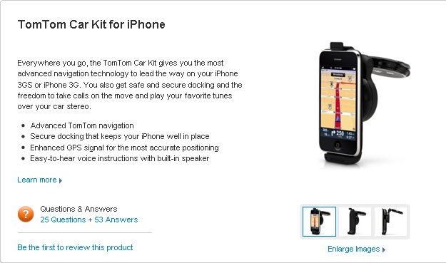 TomTom Car Kit for iPhone