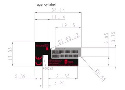 HTC Legend FCC Label