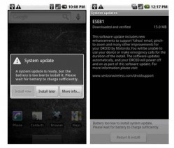 Verizon Rolling Out Motorola Droid Android 2.1 Update Today