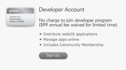 Palm Waiving $99 Fee for New Developer Accounts for a Limited Time