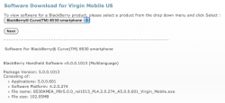 RIM Leaks Virgin Mobile USA BlackBerry Curve 8530