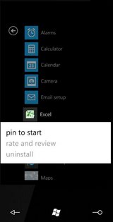 WP7 Uninstall