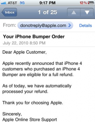 Apple Sending Automatic Refund Notices for iPhone 4 Bumper Case Purchases