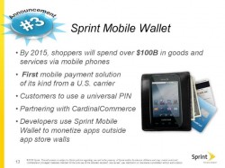 Sprint Announces Mobile Wallet Service