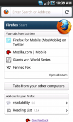 Firefox Mobile for Android and Maemo Updated
