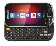 Deal: Virgin Mobile Samsung Intercept - $174.99 (Plus Free Month / Samsung M340)