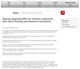 Verizon Special Upgrade Offer