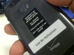 First Live Appearance Of New BlackBerry Storm Successor