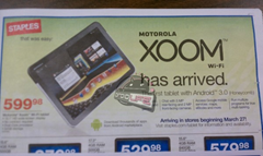 Motorola Xoom Wi-Fi Staples