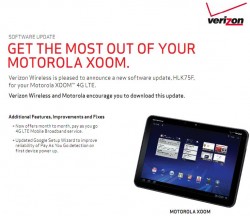 Motorola to Push New Update to Improve PAYG Support on XOOM 4G