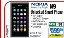Exclusive: Nokia Reverses Course, Quietly Begins Selling N9 in United States
