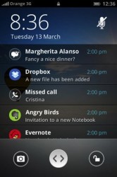 Firefox OS lock screen notifications