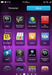 Blackberry to Secure Work Space for Android and iOS