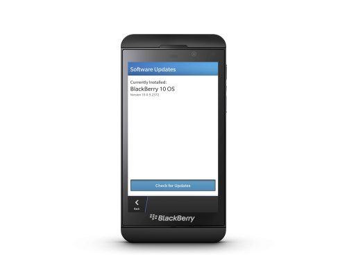 BlackBerry Z10 Software Update