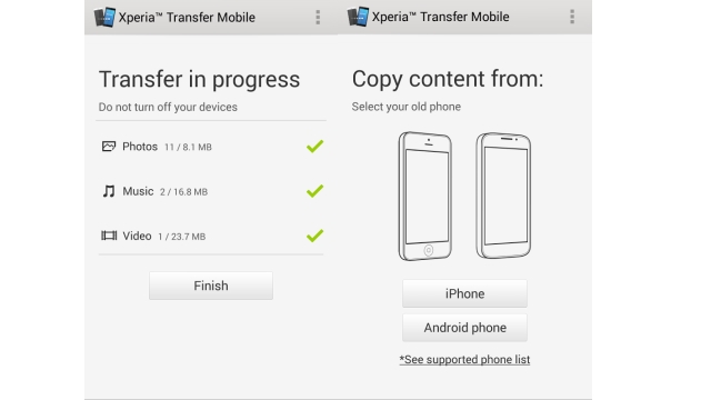 Sony Mobile Xperia Mobile Transfer