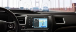 Apple Maps through CarPlay in a Honda Vehicle