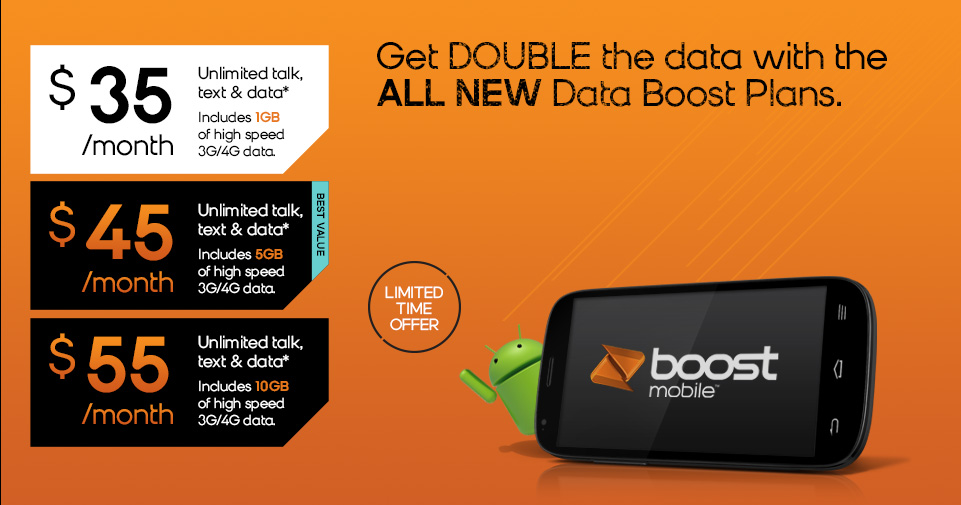 Boost Mobile databoost promo