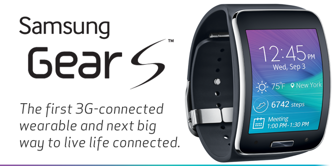 Samsung Gear S wide