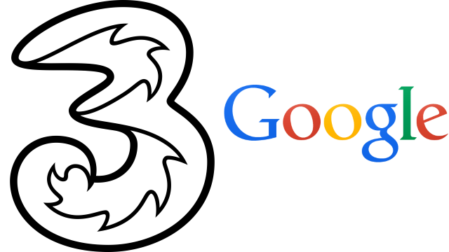 Three-Google-logo